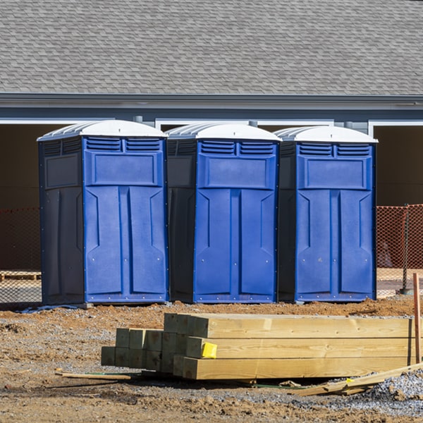 how can i report damages or issues with the porta potties during my rental period in Woodward PA